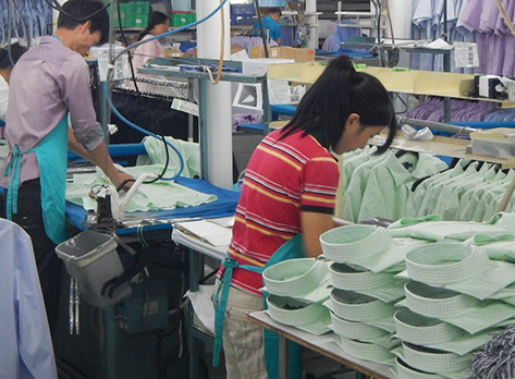 chinese clothing factory